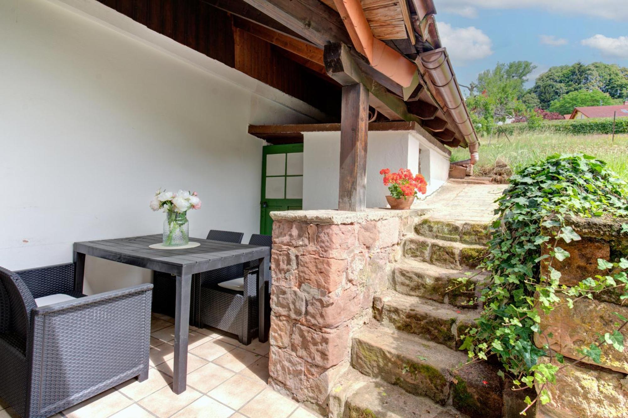 Ferienhaus Storchenblick Bann Exterior foto